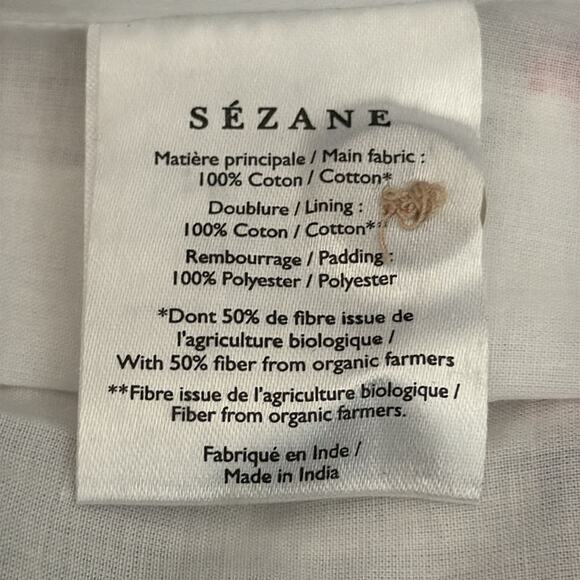 NWT Sézane Loisa Patchwork Button Up Belted Maxi Dress - Picture 10 of 11